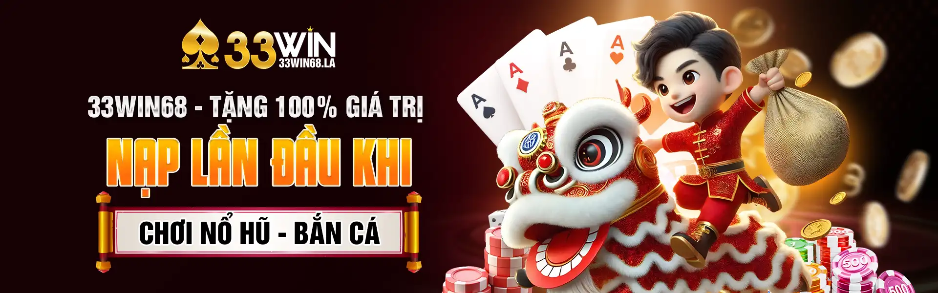 33win68 Nạp lần đầu